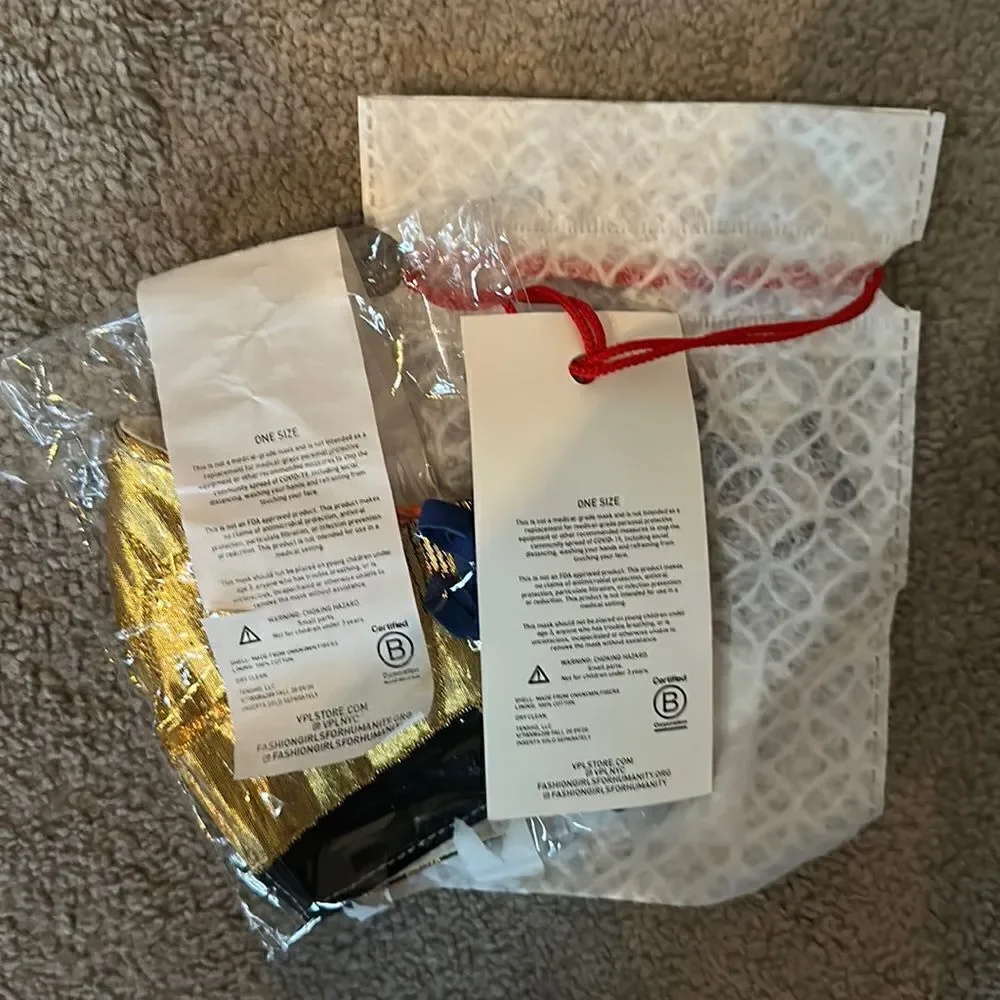 VPL Japanese Vintage Kimono OBI Face Mask!